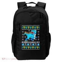 Menorasaurus Rex T Rex Dinosaur Hanukkah Backpack thumb 0