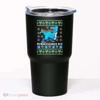 Menorasaurus Rex T Rex Dinosaur Hanukkah Tumbler thumb 0