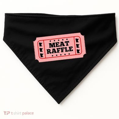 Meat Raffle Ticket Minnesota USA-Made Doggie Bandana