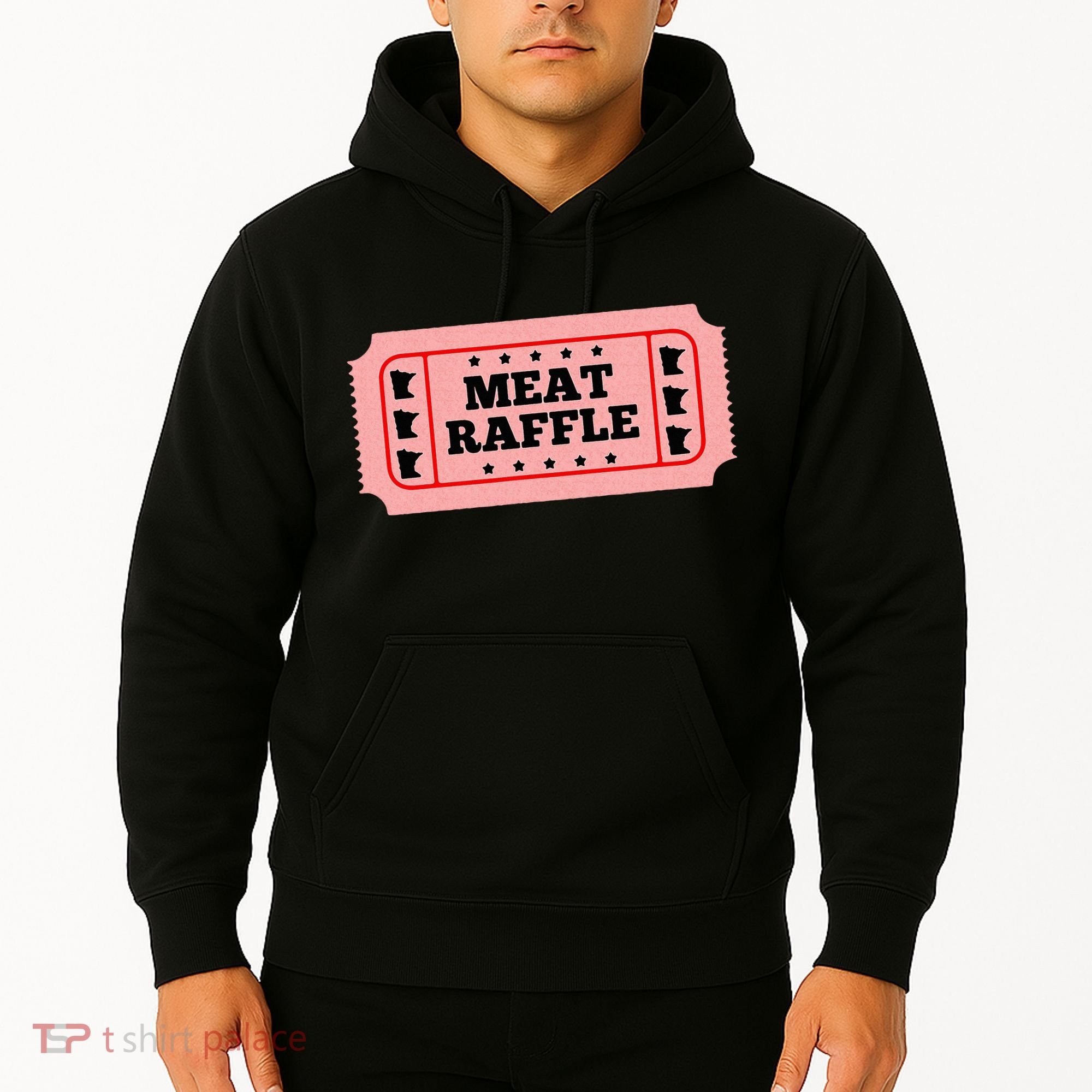 Meat Raffle Ticket Minnesota Hoodie