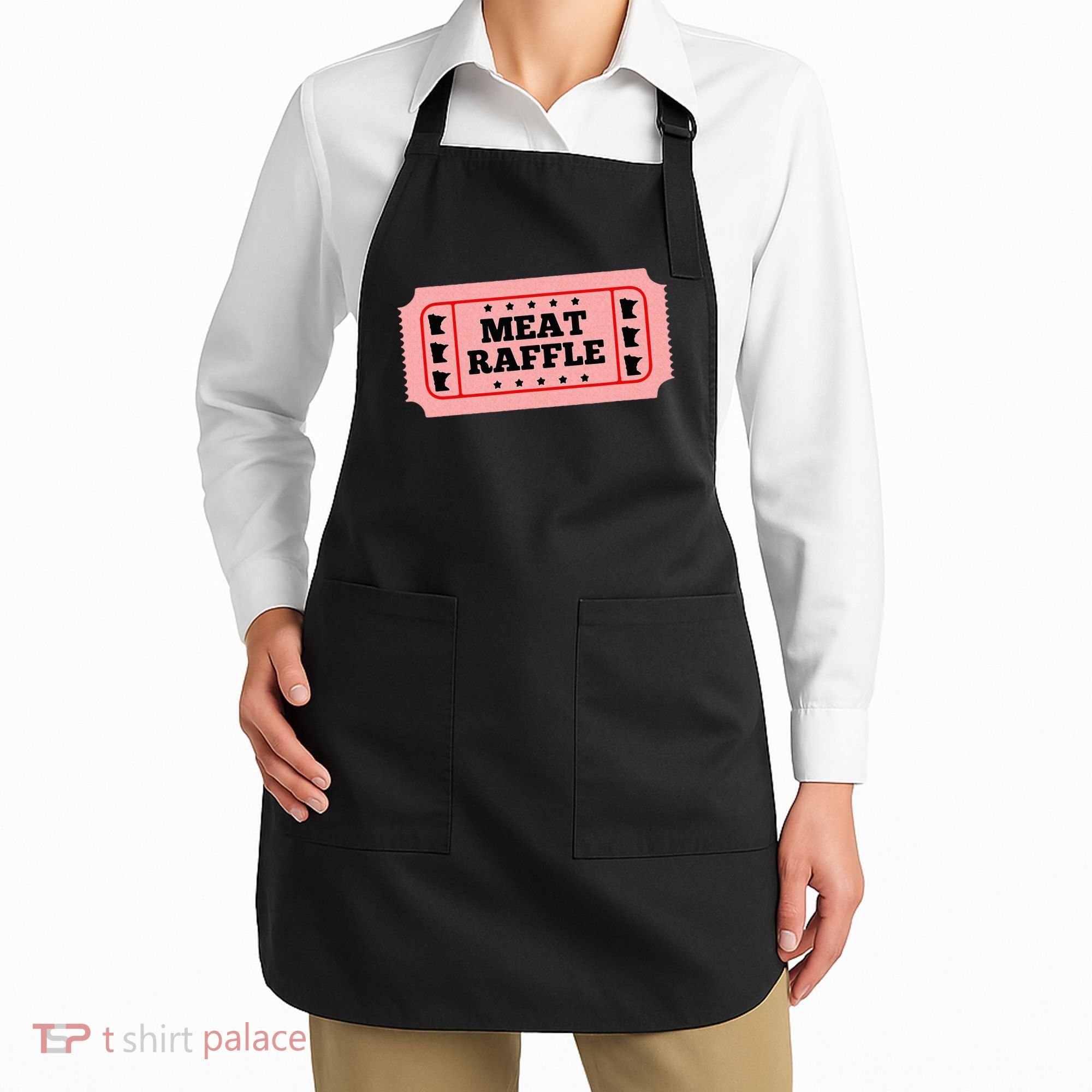Meat Raffle Ticket Minnesota Apron