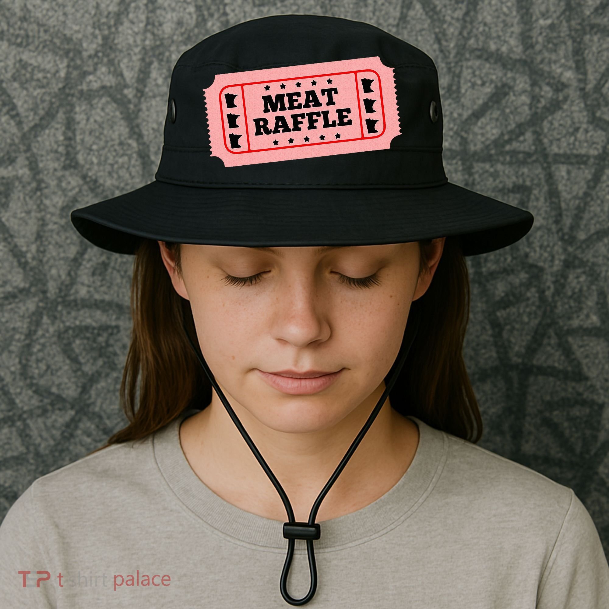 Meat Raffle Ticket Minnesota Bucket Hat