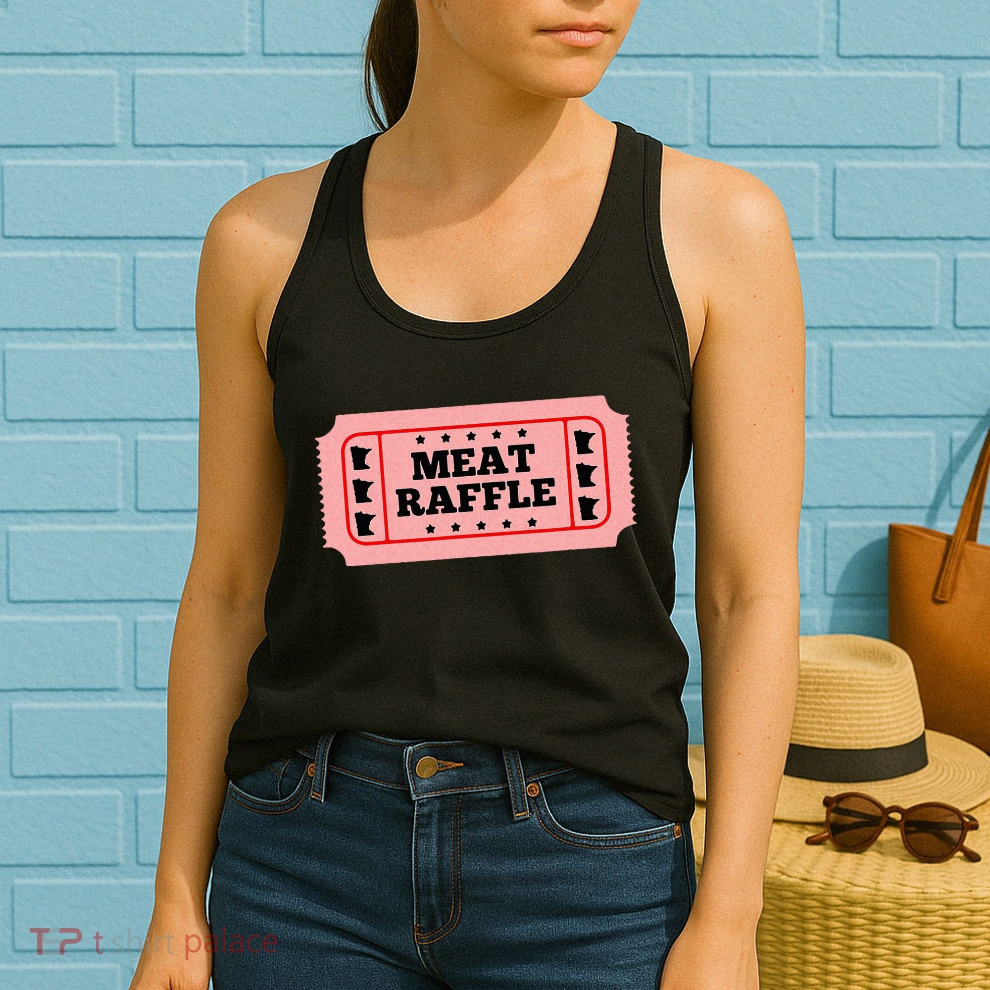 Meat Raffle Ticket Minnesota Women's Tank Top