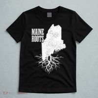 Maine Roots Vintage Usa Patriotic Pride State Map Gift T-Shirt thumb 5