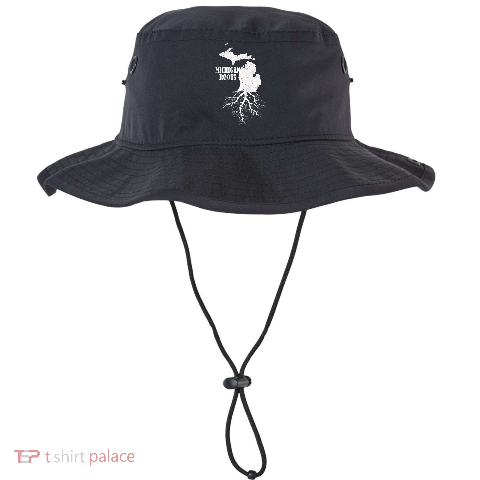 Michigan Roots Vintage Pride State Map Gift Bucket Hat