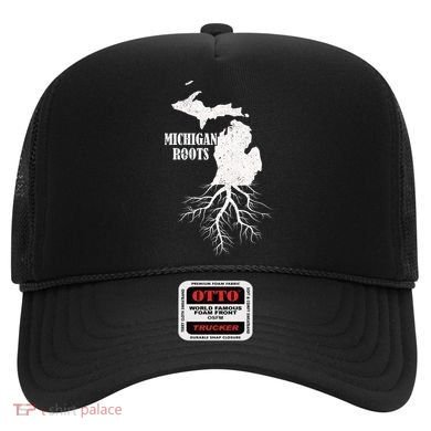 Michigan Roots Vintage Pride State Map Gift Hat