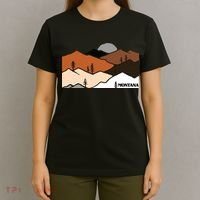 Montana Retro Vintage Mountain Outdoors State Graphic T-Shirt thumb 4