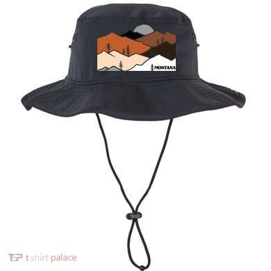 Montana Retro Vintage Mountain Outdoors State Graphic Bucket Hat