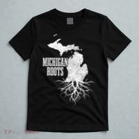 Michigan Roots Vintage Pride State Map Gift T-Shirt thumb 5