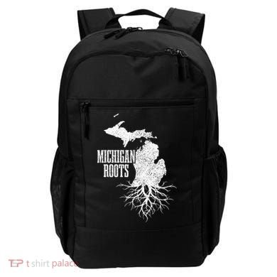 Michigan Roots Vintage Pride State Map Gift Backpack