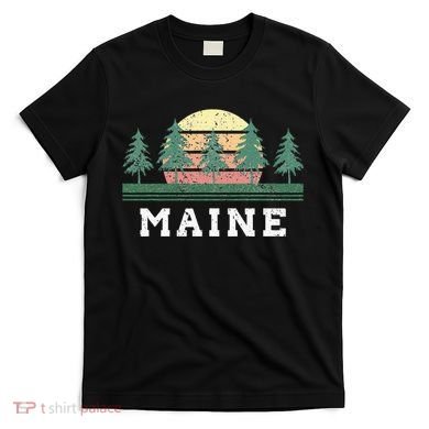 Maine Retro Vintage T-Shirt