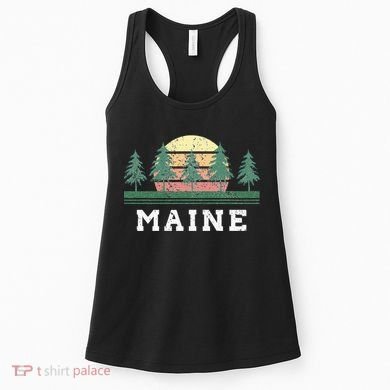 Maine Retro Vintage Women's Tank Top