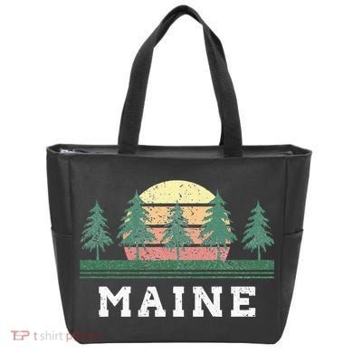 Maine Retro Vintage Tote Bag