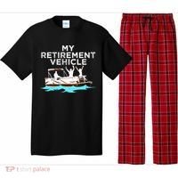 My Retirement Vehicle Funny Pontoon Boat Boating Gift Idea Pajama Set thumb 0
