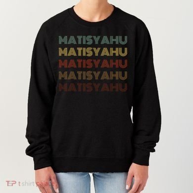 Matisyahu Retro Vintage Style Black Matisyahu Women's Sweatshirt