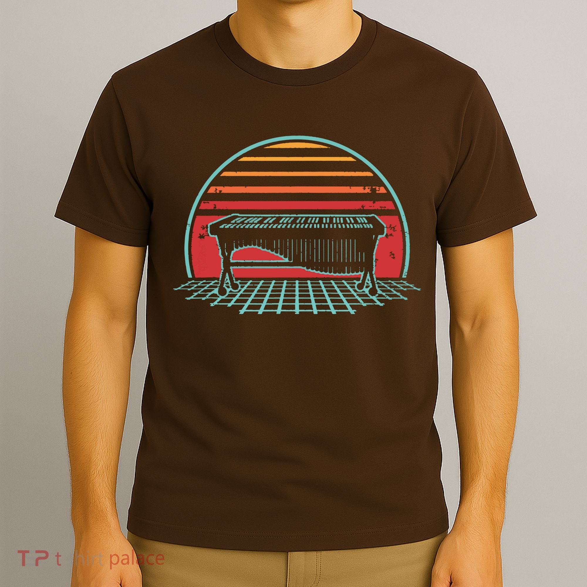 Marimba Retro Vintage 80s Style Player Musician Gift T-Shirt