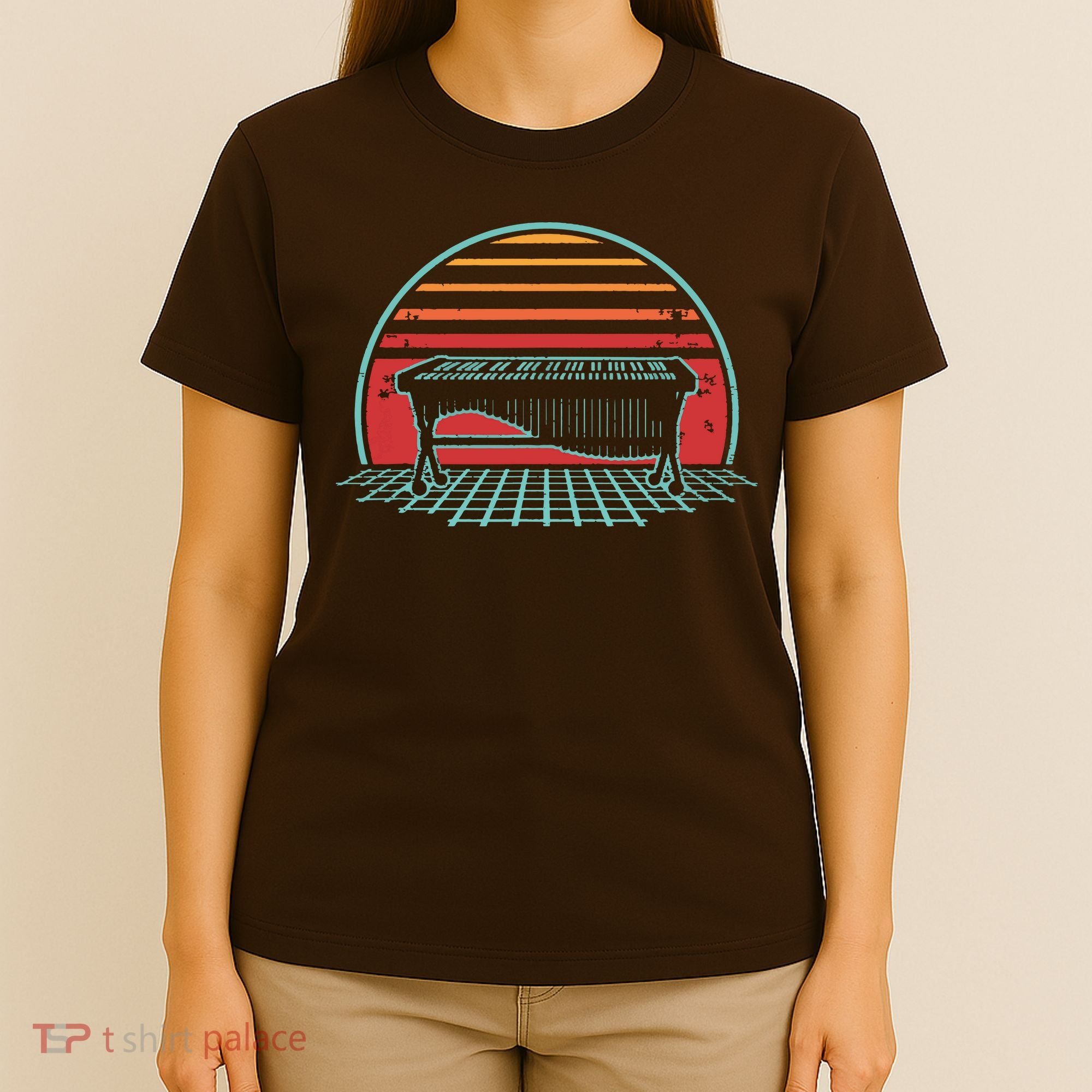Marimba Retro Vintage 80s Style Player Musician Gift T-Shirt