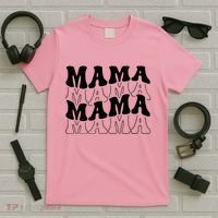 Mama Retro Vintage Cute Gift T-Shirt thumb 5