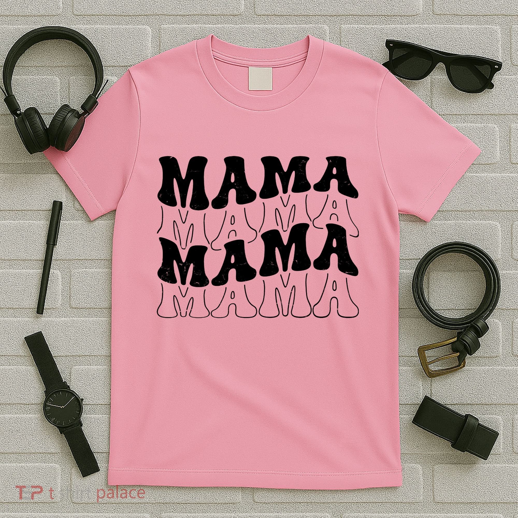 Mama Retro Vintage Cute Gift T-Shirt
