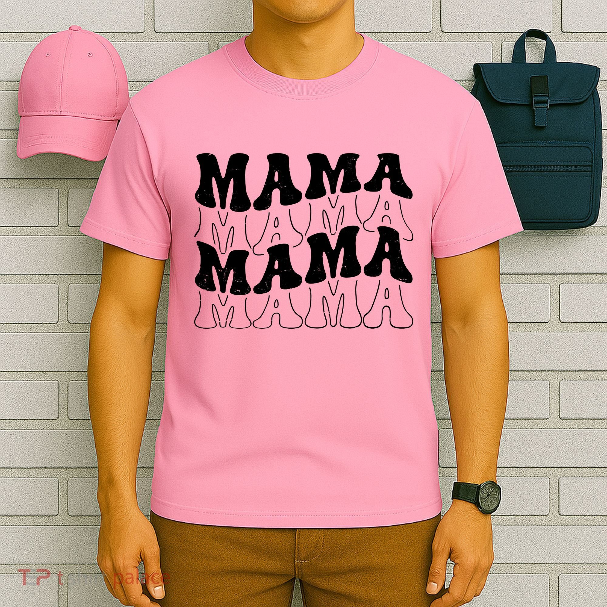 Mama Retro Vintage Cute Gift T-Shirt