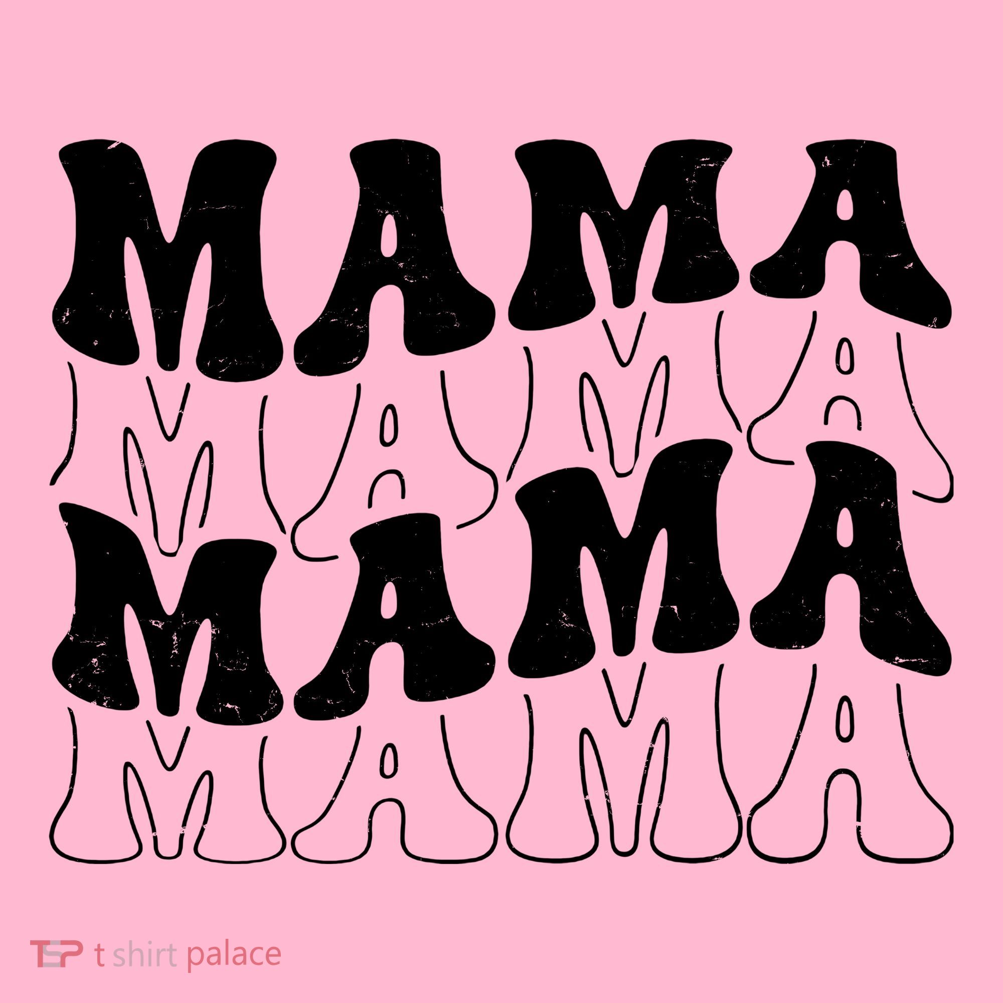Mama Retro Vintage Cute Gift T-Shirt