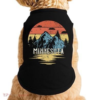 Minnesota Retro Vintage Doggie Tank