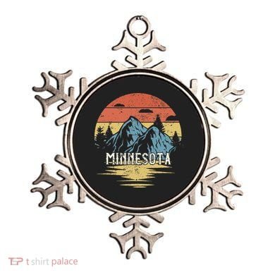 Minnesota Retro Vintage Ornament