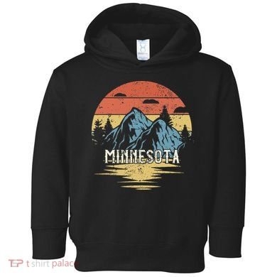 Minnesota Retro Vintage Toddler Hoodie