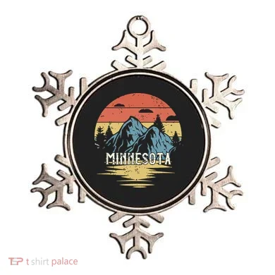 Minnesota Retro Vintage Ornament