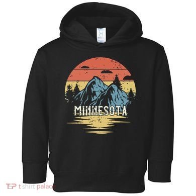 Minnesota Retro Vintage Toddler Hoodie