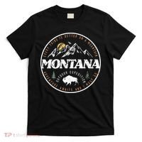 Montana Retro Vintage Mountain Outdoors State T-Shirt thumb 0