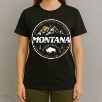Montana Retro Vintage Mountain Outdoors State T-Shirt thumb 4