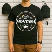 Montana Retro Vintage Mountain Outdoors State T-Shirt thumb 6