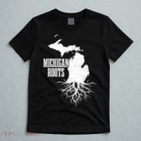 Michigan Roots Vintage Pride State Map T-Shirt thumb 5