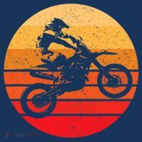 Motocross Retro Vintage Dirt Bike T-Shirt thumb 7