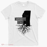 Mississippi Roots Vintage Usa Patriotic Pride State Map T-Shirt thumb 0