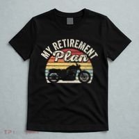 Motorcycle Retro Vintage My Retirement Plan Bike Retirement T-Shirt thumb 5
