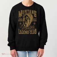 Mustang Run Wild Run Free Rodeo Legend Club Women's Sweatshirt thumb 0
