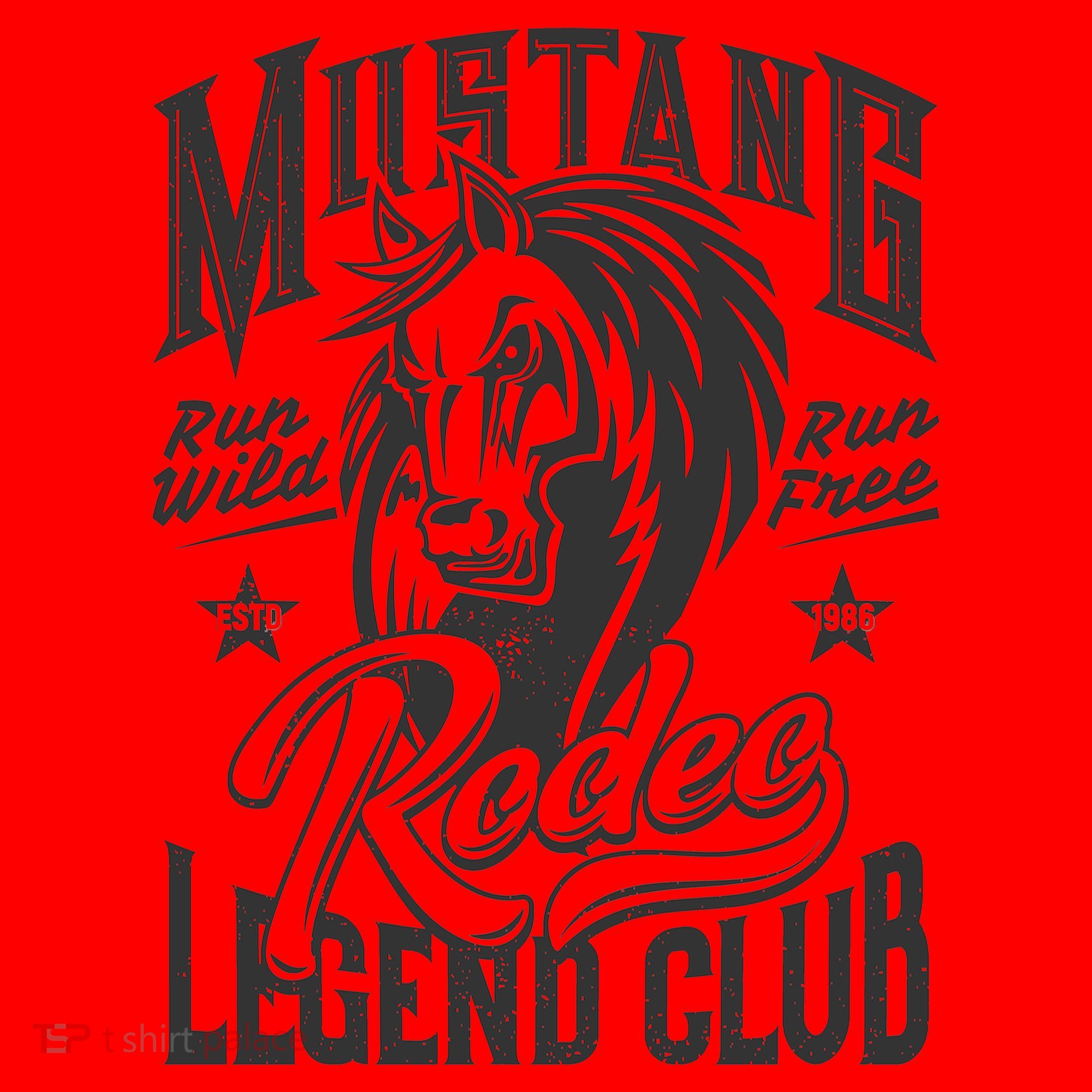 Mustang Run Wild Run Free Rodeo Legend Club Santa Hat