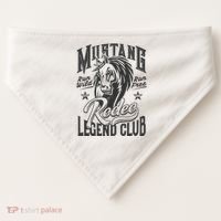 Mustang Run Wild Run Free Rodeo Legend Club USA-Made Doggie Bandana thumb 0