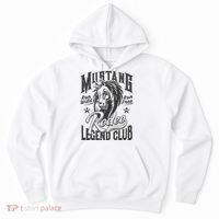 Mustang Run Wild Run Free Rodeo Legend Club Hoodie thumb 0