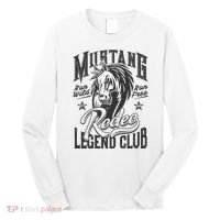 Mustang Run Wild Run Free Rodeo Legend Club Long Sleeve Shirt thumb 0