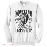 Mustang Run Wild Run Free Rodeo Legend Club Sweatshirt thumb 0