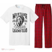 Mustang Run Wild Run Free Rodeo Legend Club Pajama Set thumb 0