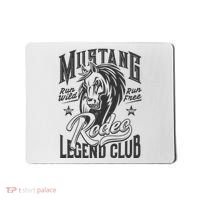 Mustang Run Wild Run Free Rodeo Legend Club Mousepad thumb 0