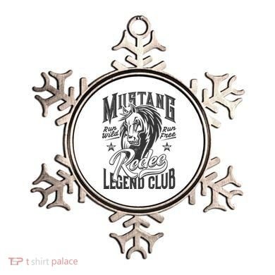 Mustang Run Wild Run Free Rodeo Legend Club Ornament