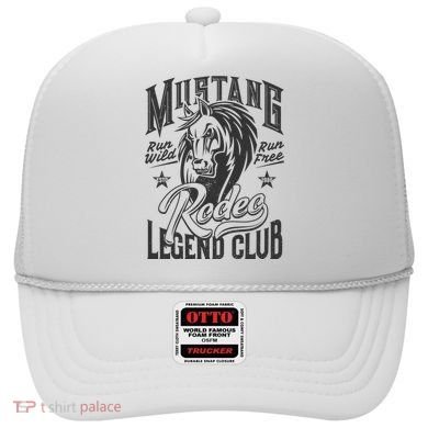 Mustang Run Wild Run Free Rodeo Legend Club Hat