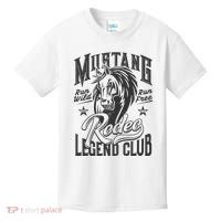 Mustang Run Wild Run Free Rodeo Legend Club Kids T-Shirt thumb 0