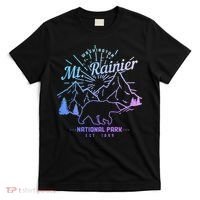 Mt. Rainier Washington Vintage Mountain National Park Pnw T-Shirt thumb 0