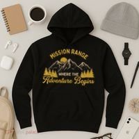 Mission Range Where The Adventure Begin Hiking Moutain Hoodie thumb 3